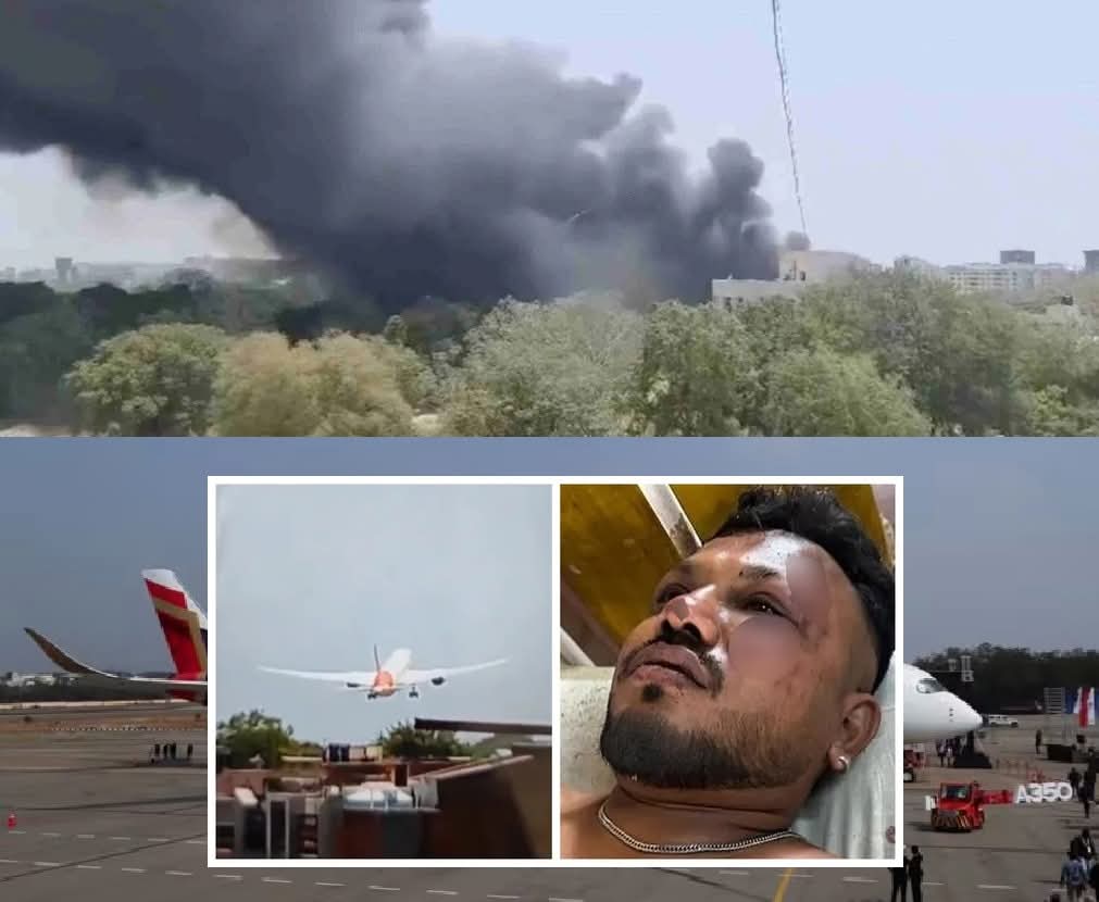 ‼️ UPDATE: “Only one person survived” in the crash of a plane carrying 242 people near the airport in the western Indian city of Ahmedabad on Thursday, June 12, 2025.